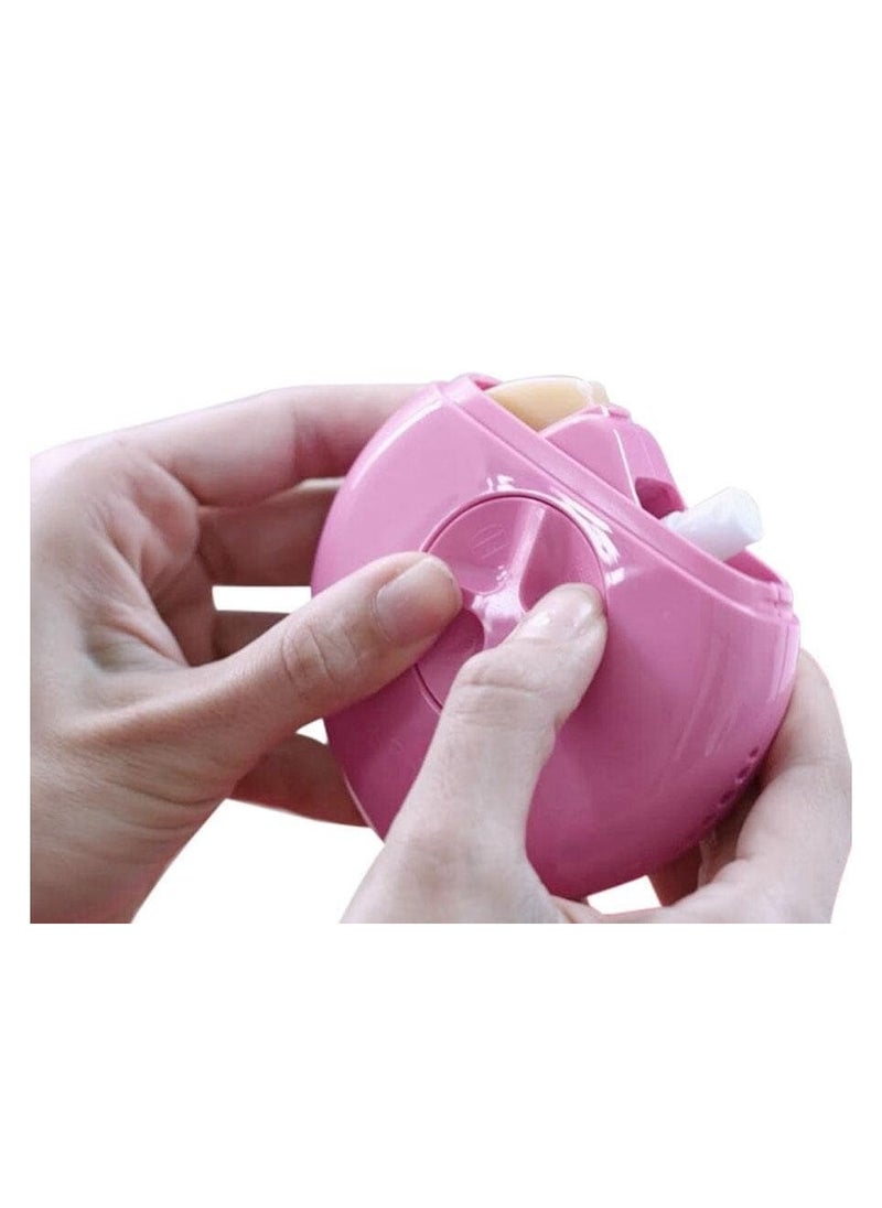 Generic - 3 in 1 Hair Removal Device, Portable Manual Shaver, Hair Removal Tool for Women (Pink) - Image 1