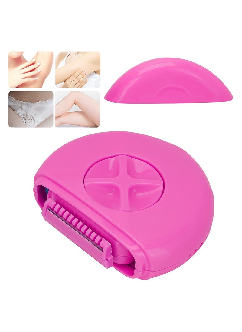Generic - 3 in 1 Hair Removal Device, Portable Manual Shaver, Hair Removal Tool for Women (Pink) - Image 1