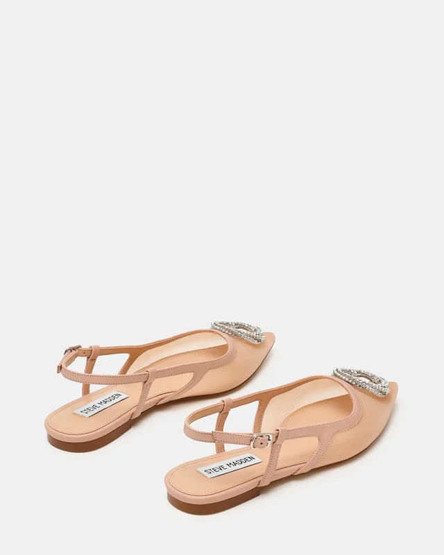 Steve Madden Shantae Women's Blush Mesh Flat Sandals