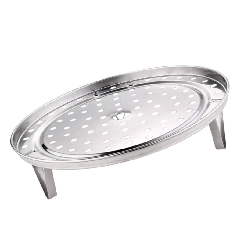 Stainless Steel Steamer Rack Stand Round Small For Food Steaming Baking Roasting - Image 2