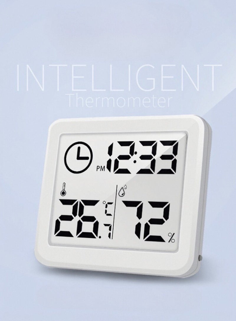 Mini Digital Thermometer Hygrometer, Indoor Room Temperature and Humidity Meter for Home, Bedroom, Living Room, Pet Room, Bathroom, Guitar Case - Image 1