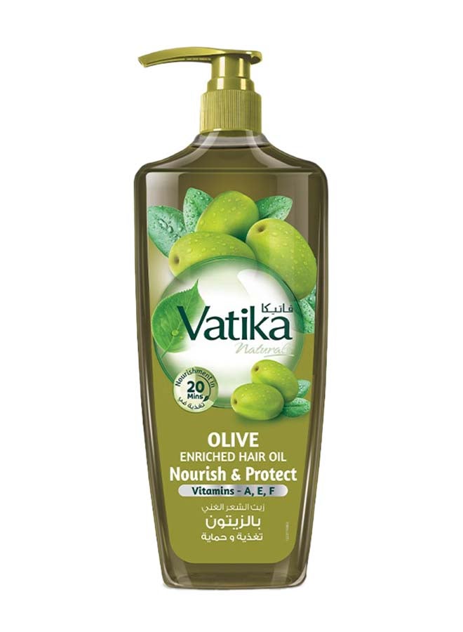 Vatika Naturals Olive Enriched Hair Oil Multicolour 500Ml - Image 1