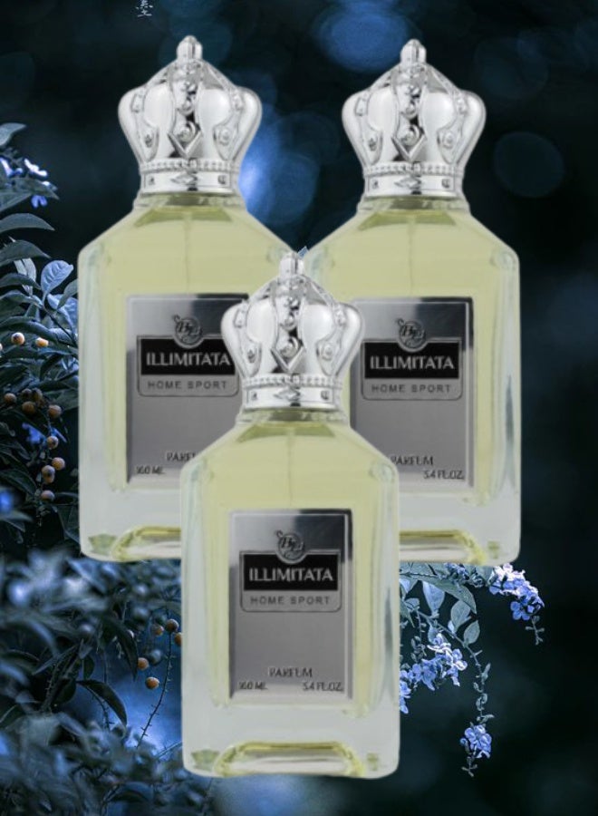 بي إل 3 قطع عطر إليميتاتا هوم سبورت 100مل - Image 1