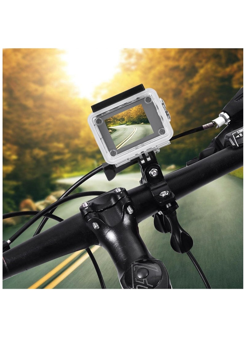 NEX - Action Camera Kit, HD 1080P 2 Inch LCD Screen Universal Sports Camera, 140 ° Wide Angle Lens Multifunctional Waterproof Action Camera with 900mAh Battery, for Outdoor,black - Image 1