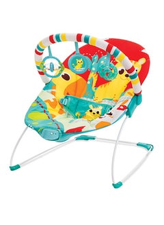 Lovely Baby Bouncer Rocker LB 6730 – Baby Seat w/ Gentle Vibration, Adjustable Toy Bar - Red