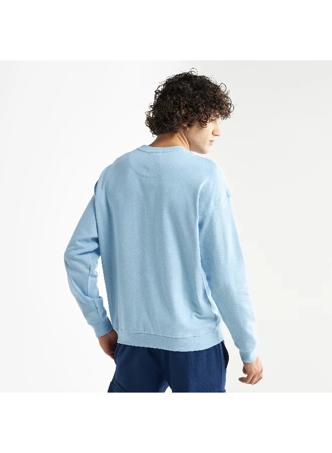 Splash FAV Embroidered Sweatshirt with Long Sleeves