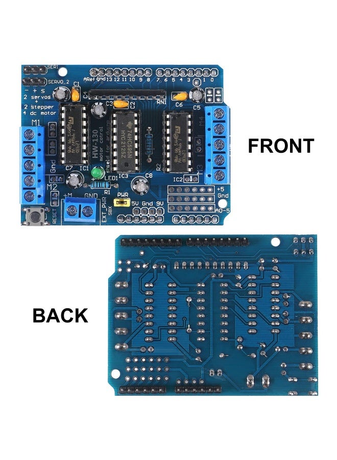 2 Pcs DC Motor Drive Expansion Boards, L293D Motor Drive Shield Stepper for Arduino  - Image 1
