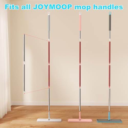 JOYMOOP Mop Handle Extension Rods, for Extending & Replacing Flat Mop, Stainless Steel Mop Handle Rods, Pack of 2 pcs Rods - Image 2