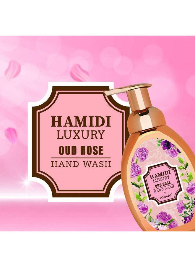 Hamidi Luxury Oud Rose Hand Wash for Unisex 350ml | Gold for Non-Alcoholic, By Hamidi from the House Of Sterling - Image 2