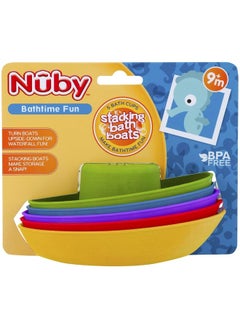 Nuby Nuby 5-Pack Stacking Bath Boats  - Image 1