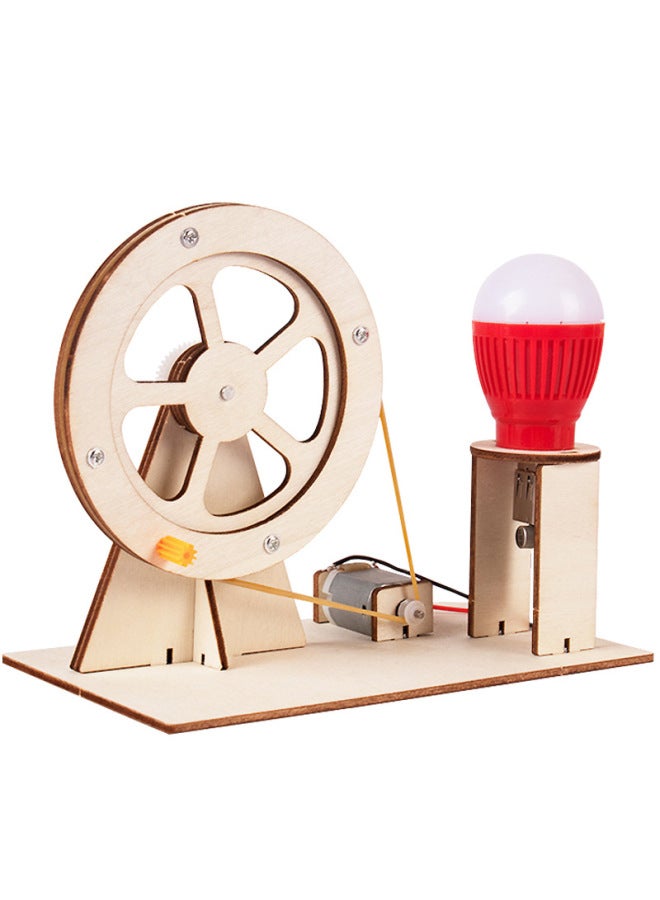 Loquat Hand-cranked Generator Disaster Relief Suit Children's Generator Emergency Equipment Science And Technology Students Materials Small Production Earthquake-Specifications:【hand-cranked Music Box】 Com - Image 3