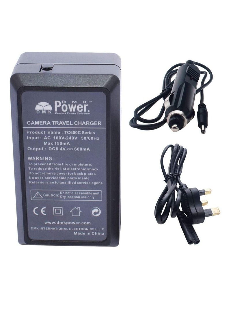DMK Power شاحن بطارية DMK Power NP-FR1 TC600C لكاميرات SONY DSC-P100 P120 P150 P200 T30 T50 وغيرها - Image 2