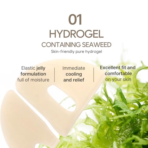 Petitfee Gold & Snail Hydogel Face Mask 5ea - Image 4