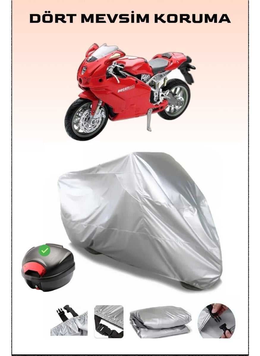 Breen - Ducati 999 Rear Bag Compatible Motorcycle Canvas Waterproof Durable Fabric - Image 1