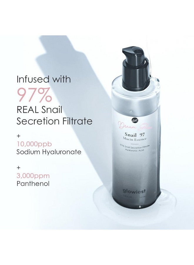 glowiest Dream Glow Snail 97 Mucin Essence; Restoring Skin Barrier Moisturizing Hydrating Snail Mucin Korean Skin Care 3.38 Fl.Oz 100Ml - Image 2