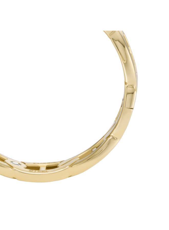 فوسيل خاتم تراثي من المعدن الأساسي - Image 4