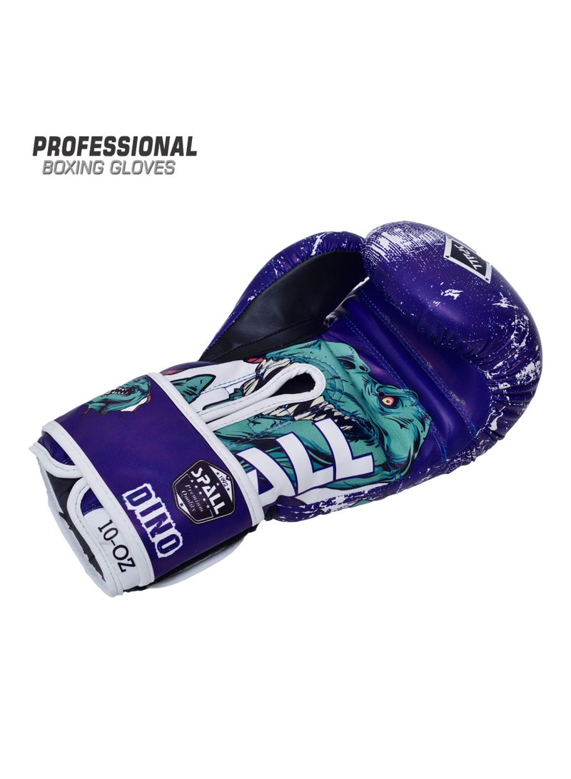 Spall Pro Style Boxing Gloves for Men & Women, Training Heavy Bag Workout Gloves, Muay Thai, Sparring Kickboxing Punching Bag Work Fight Gloves Dino Model  - Image 2