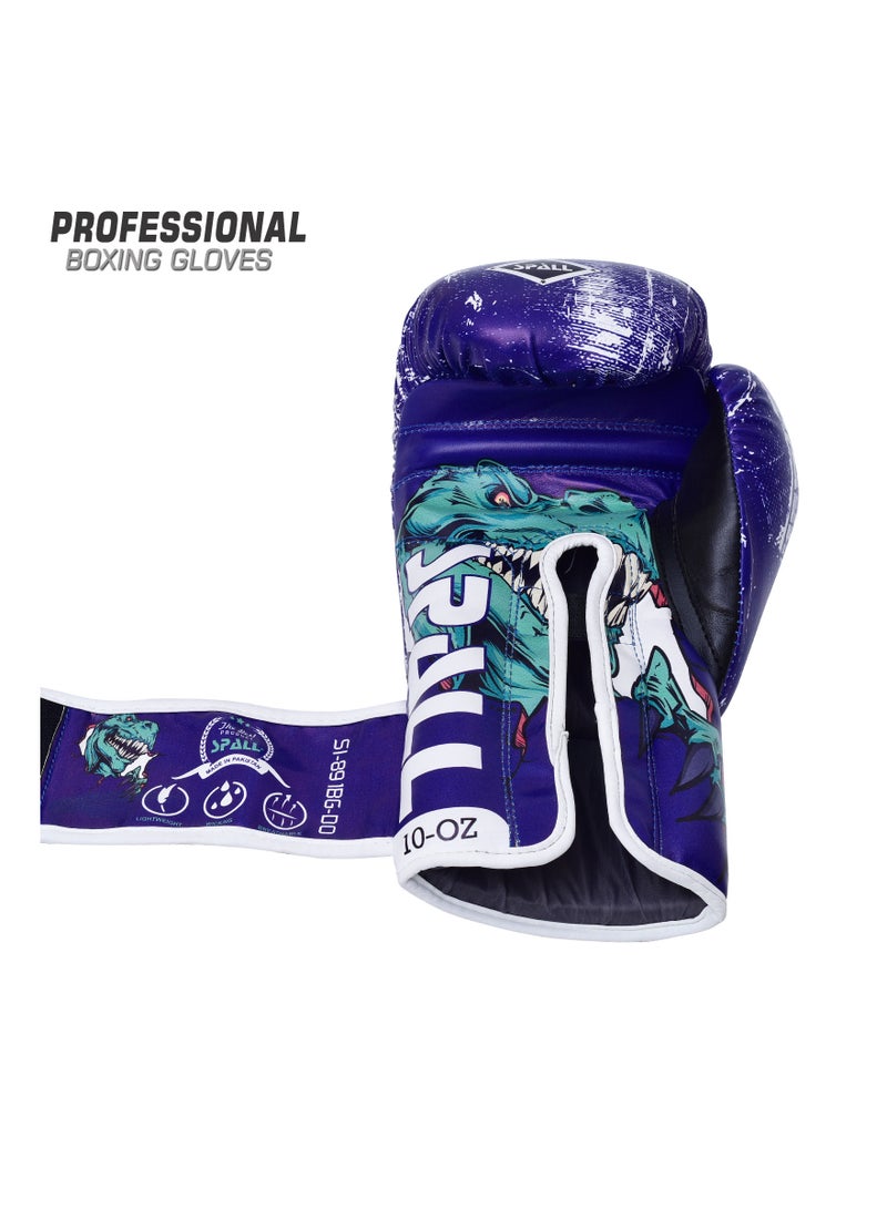Spall Pro Style Boxing Gloves for Men & Women, Training Heavy Bag Workout Gloves, Muay Thai, Sparring Kickboxing Punching Bag Work Fight Gloves Dino Model  - Image 4