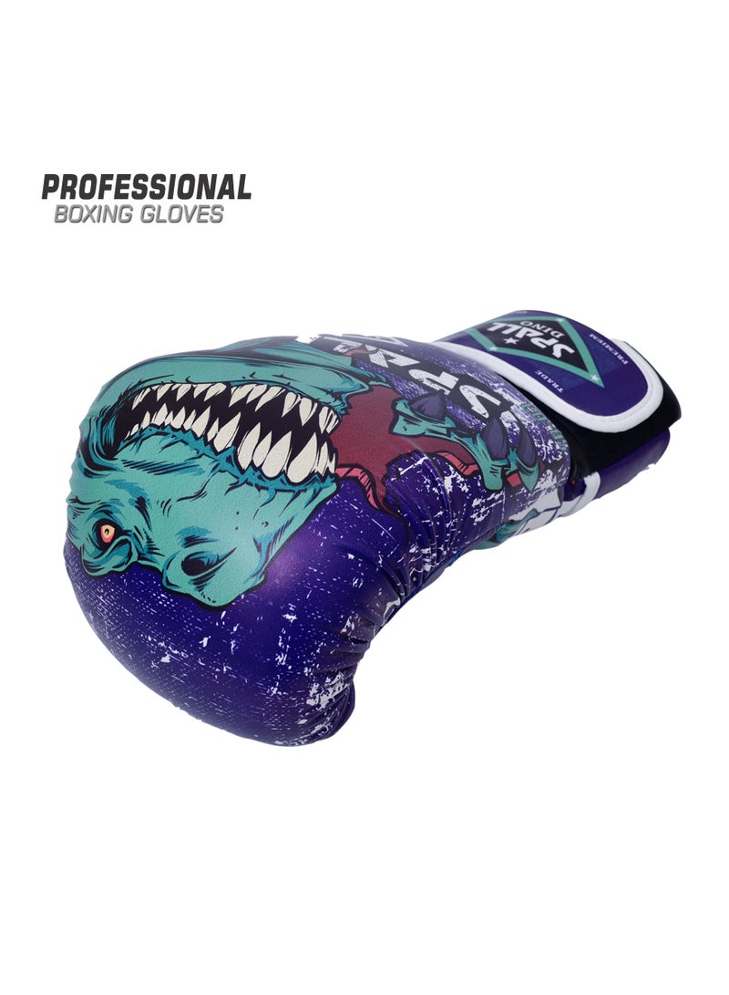 Spall Pro Style Boxing Gloves for Men & Women, Training Heavy Bag Workout Gloves, Muay Thai, Sparring Kickboxing Punching Bag Work Fight Gloves Dino Model  - Image 5