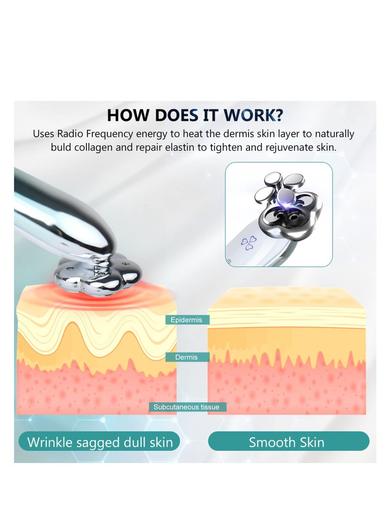 SYOSI Facial Machine, Eye Skin Tighten Massager, Home Massager for Eyes, Metal Body, Gold-plated Lead-in, Easy to Carry, Anti Aging Wrinkle and Bubble, Reducing Dark Circles, Wrinkles or Eye Bags, Eye SPA - Image 5