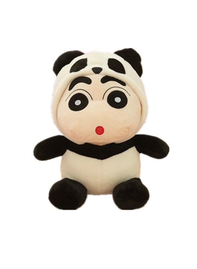 لعبة Crayon Shin Transformation Totoro Doll Shin Creative القطيفة الكبيرة لدمية عيد الحب الباندا - اللون: أصفر عيون الناس المحرجة - الارتفاع: 35 سم - Image 4