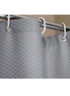 Premium Shower Curtain Waterproof Thickened Polyester Fabric Durable Mildew Stain Resistant Stylish Curtain (180 x 200 cm) Silver Grey - pzsku/Z45D78421F14C10C3BBACZ/45/_/1693386184/379f2289-a2a9-4e5a-9668-db15ceae8f2a