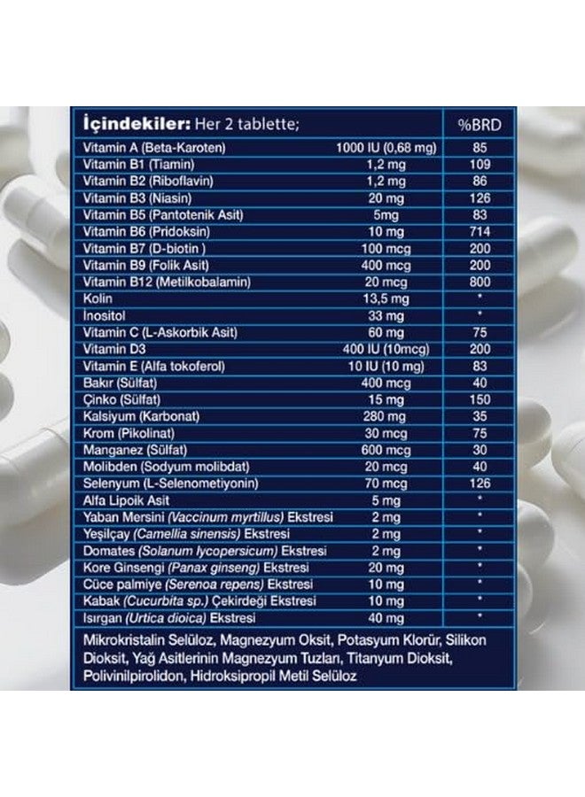 Nutraxin Men's Multivitamin & Mineral Complex, 60 Tablets - Image 5