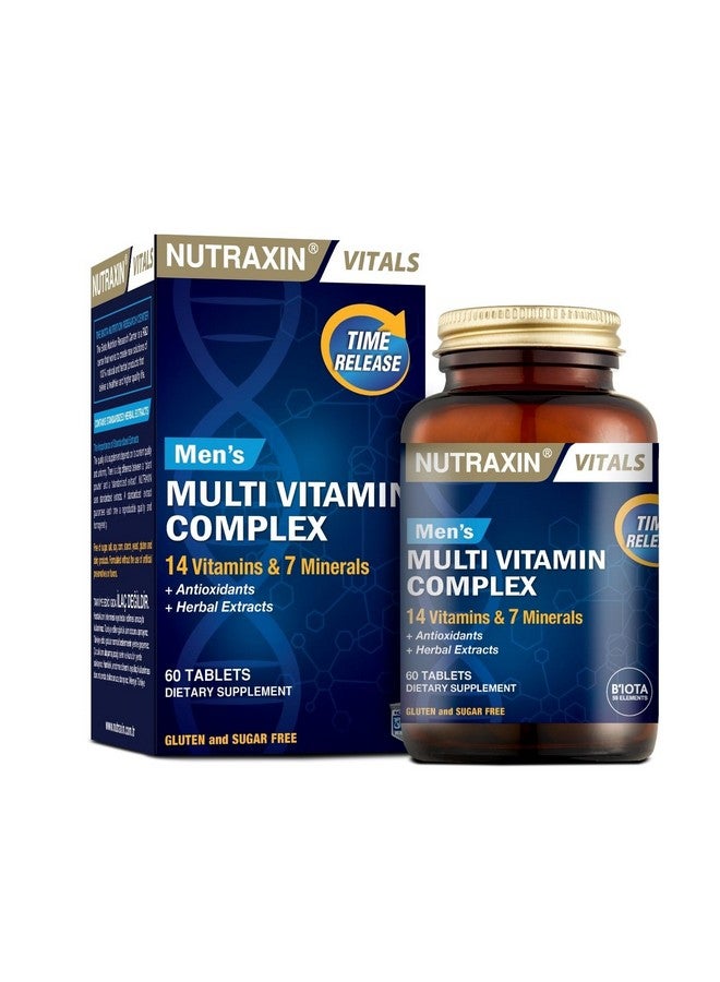 Nutraxin Men's Multivitamin & Mineral Complex, 60 Tablets - Image 1