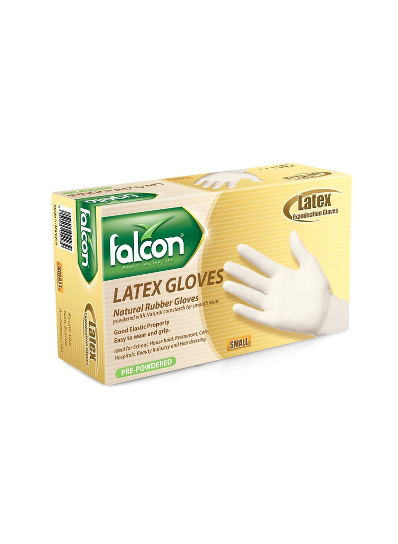 FALCON LATEX GLOVES (S)-1000 PC - Image 2