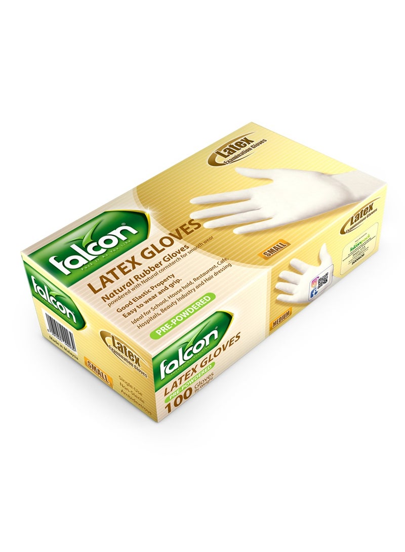 FALCON LATEX GLOVES (S)-1000 PC - Image 3