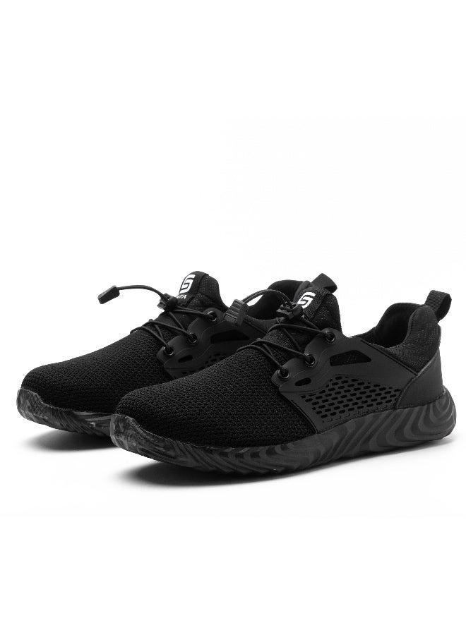 SLIMTA Safety Shoes for Men and Women, Steel Toe Boots, Lightweight Breathable Work Sneakers, Non-Slip Puncture Proof Industrial Protective Footwear - Image 5