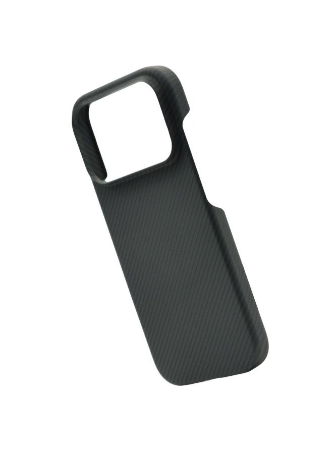 فوني Phoni Ultra Slim Magnetic Case for iPhone 17 Pro Max, Compatible with MagSafe, Thin Lightweight Design Phone Case, Carbon Fiber Style, Raised Camera Protection (Phantom - Black) - Image 4