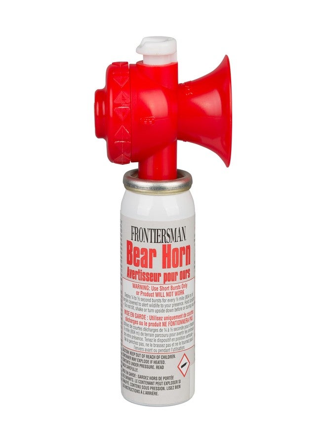 SABRE Frontiersman Bear Horn, Extremely Loud 130dB Sound Heard Up to ½ Mile (805 m) Away, 60 1/4-Second Bursts, Warn Bears & Give Them a Chance to Leave, On/Off Feature, Compact Size for Easy Carry - Image 1