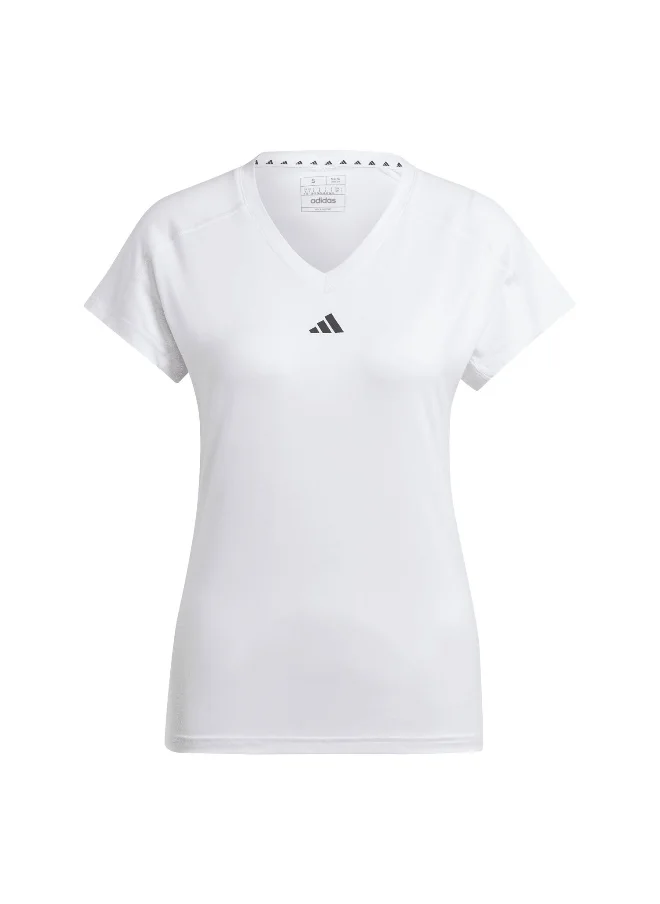Adidas adidas aeroready workout essentials v-neck women t-shirt