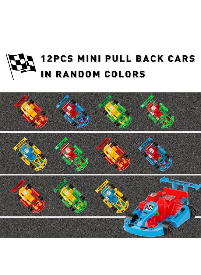 PROLOSO Pull Back Go Kart Friction Powered Racing Cars Kids Birthday Party Favors Goodie Bag Fillers Class Prizes Little Wind Up Vehicle Toys in Bulk 12PCS - pzsku/Z45D7FC183DFFD8F63019Z/45/_/1729416075/9e56290d-3a05-4509-91e1-891ef9a21749