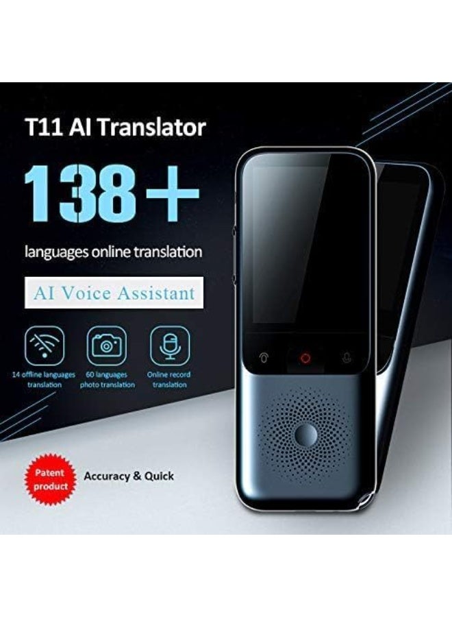 Neo Classic T11 Smart Language Translator Device – 138 Languages Online, 14 Offline, Photo Translation, Real-Time Two-Way Voice Translator with AI Noise Reduction & Recording – Portable Travel Translator - Image 5