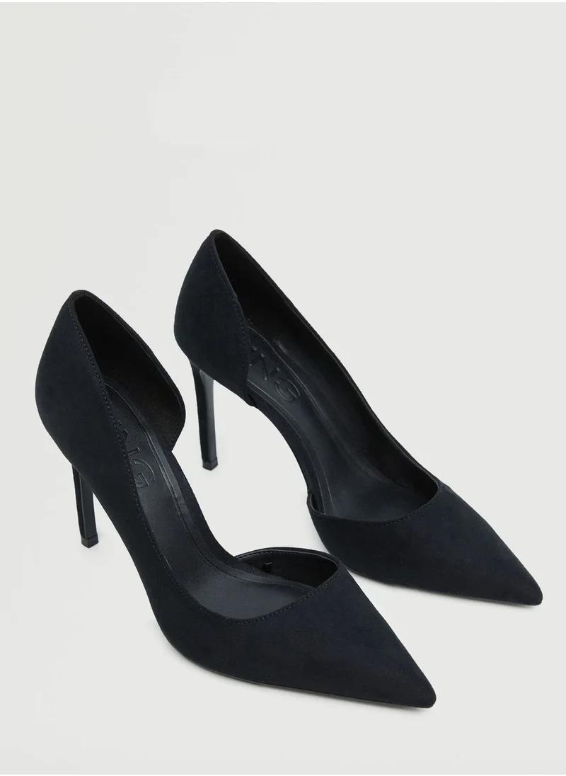 MANGO Asymmetric Stiletto Pumps