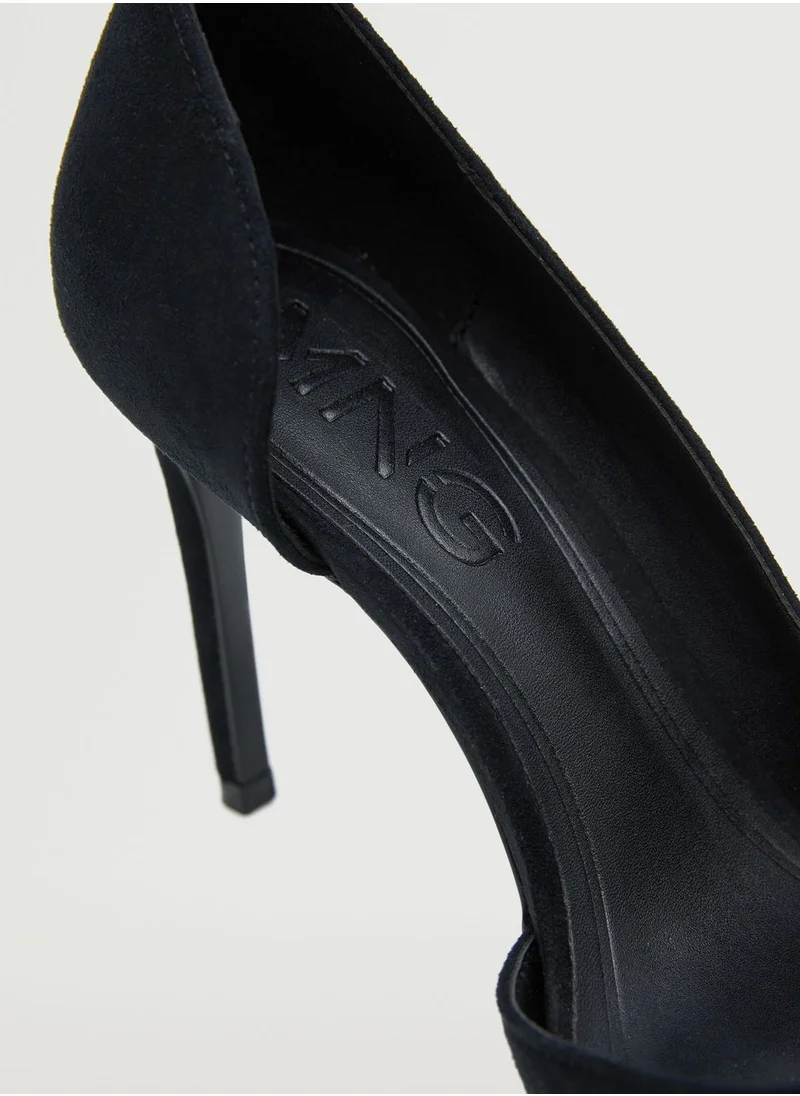 MANGO Asymmetric Stiletto Pumps