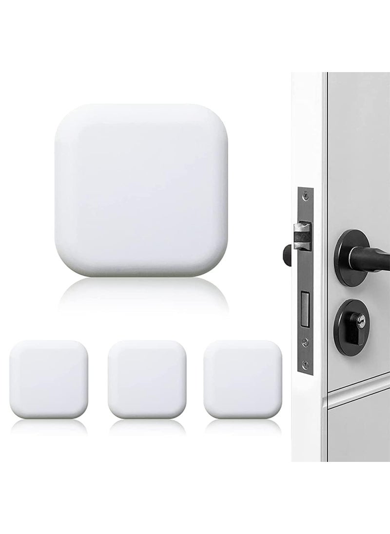 Stavae Stavae 4Pieces Door Stoppers Wall Protector Buffer Guard Doorknob Door Handle Bumper Self Adhesive Silencer Soft Rubber Crash Pad for Home Office  - Image 1