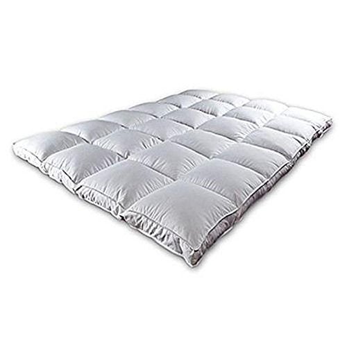 Jaipur Linen Jaipur Linen Twin Size Bed Microfibre Mattress PaddingTopper with Waterproof and DustProof Mattress CoverMattress Protector for 5 Star Hotel Feel White48 Inch X 72 Inch  - Image 2