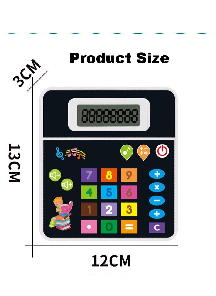 Baby Simulation Musical Calculator Toys Early Learning Enlightenment Musical Toys Calculation Mode and Music Mode Dual Mode Free Switching
