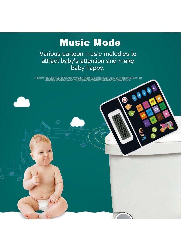Baby Simulation Musical Calculator Toys Early Learning Enlightenment Musical Toys Calculation Mode and Music Mode Dual Mode Free Switching