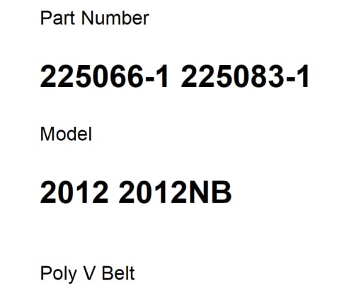 msspett Drive Belt Suitable for 2012 2012NB Planer Poly V Belt 1PCS - Image 2