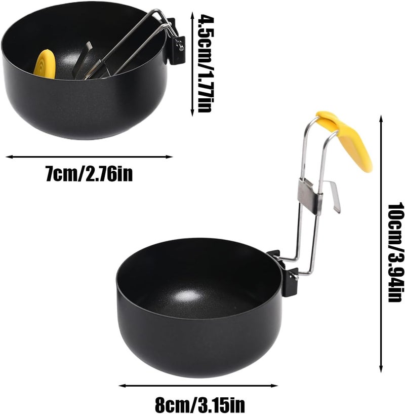 Egg Poaching Pan,Stainless Steel Non-Stick Boiling Gadget,Single Egg Poaching Cup - for Butter Breakfast Home Cooks Housewife Mother Beginners RV Dorm Apartment - Image 5