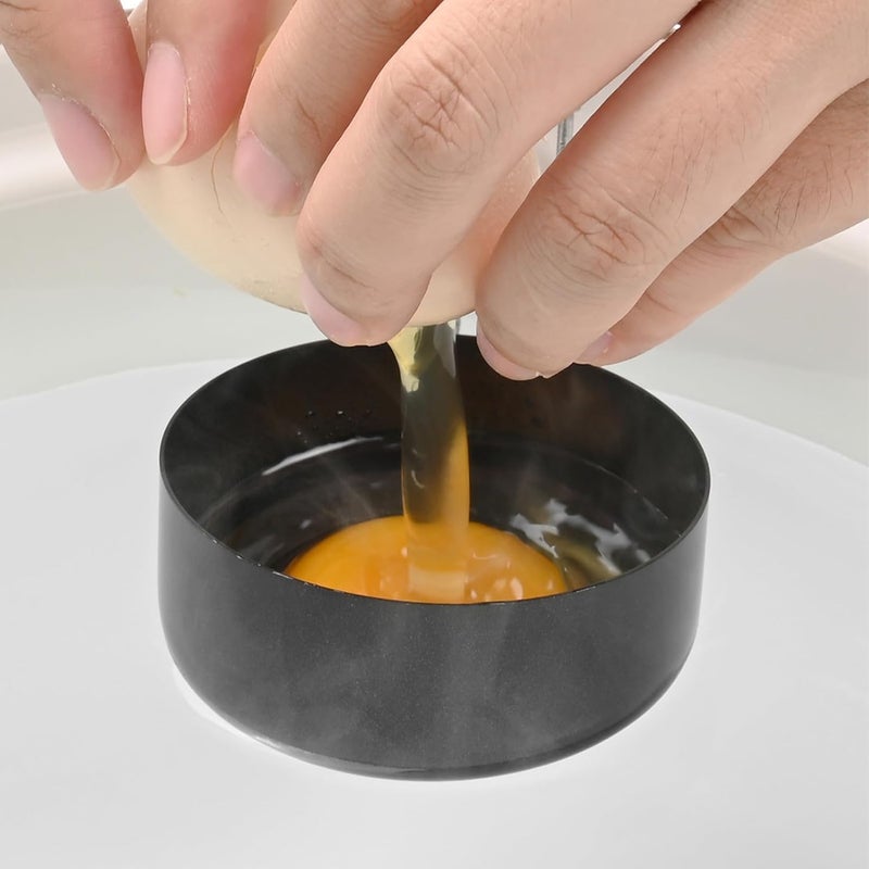Egg Poaching Pan,Stainless Steel Non-Stick Boiling Gadget,Single Egg Poaching Cup - for Butter Breakfast Home Cooks Housewife Mother Beginners RV Dorm Apartment - Image 2