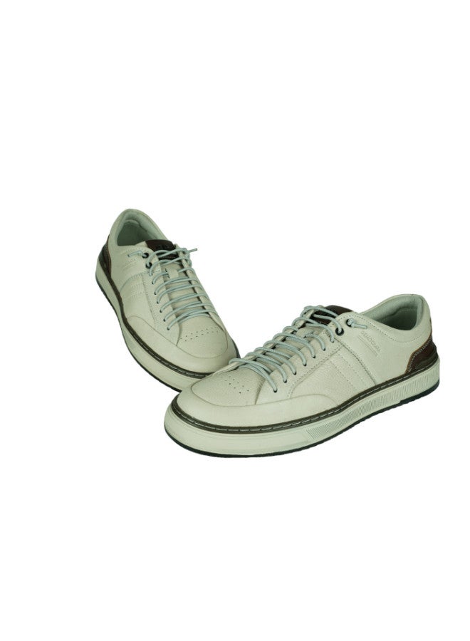 DEMOCRATA 032-135 Democrata Mens Casual Shoes 240106-006 White  - Image 2