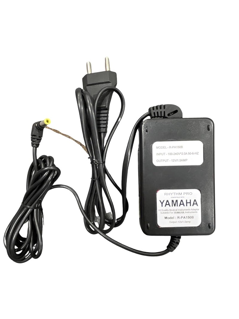 RHYTHM PRO Compatible with Yamaha DD-Series Drum Pads & PSR-E Series Home Keyboards Hi Quality Power Adaptor. R-PA150B (12V/1.5AMP) (Yamaha PSR-i425) - Image 2