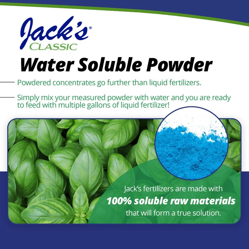 Jacks Classic Jack's Classic 20-20-20 All Purpose Water-Soluble Fertilizer with Micronutrients to Provide General Growth on All Plants, 4lbs - Image 5