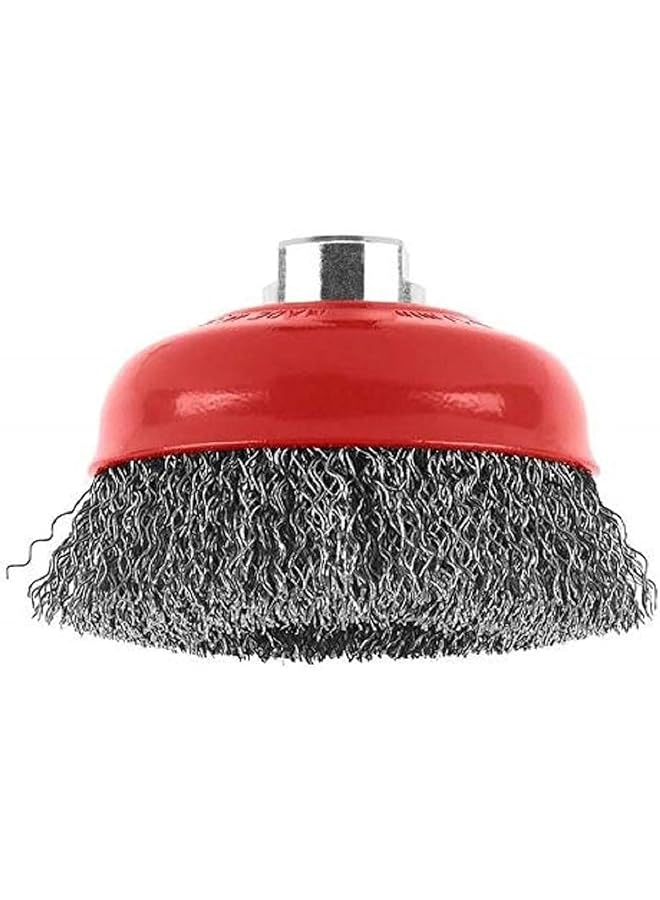 BOSCH Clean For Metal Wire Cup Brush Crimped Wire For Small And Large Angle Grinders With Locking Nut For Grinders Fits All M14 Angle Grinders - Image 1