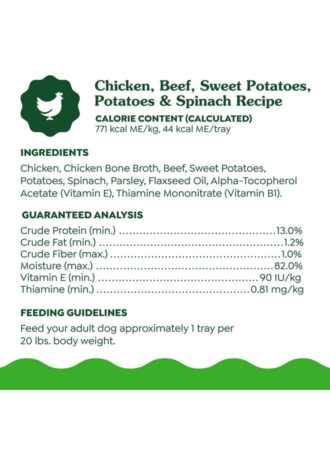 Greenies Smart Topper High Protein Wet Mix-in for Dogs, Chicken, Beef, Sweet Potatoes, Potatoes & Spinach Recipe in Vitabroth™ Broth- Bone Broth + Vitamins E & B1, 10 Count - Image 2